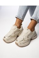 Damskie Sneakersy ASTORIA BEIGE - Inello Inello Damskie Sneakersy ASTORIA BEIGE - Inello Inello