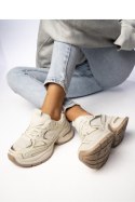 Damskie Sneakersy ASTORIA BEIGE - Inello Inello Damskie Sneakersy ASTORIA BEIGE - Inello Inello