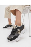 Damskie Sneakersy BLUSH BLACK - Inello Inello Damskie Sneakersy BLUSH BLACK - Inello Inello