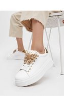Damskie Sneakersy BUTTERFLY LUX ? Gold - Inello Inello Damskie Sneakersy BUTTERFLY LUX ? Gold - Inello Inello