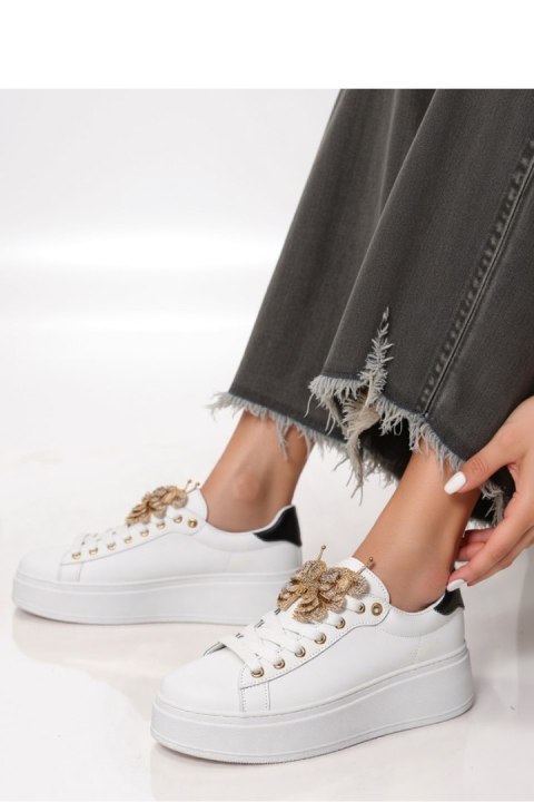 Damskie Sneakersy BUTTERFLY LUX ? White/Black - Inello Inello Damskie Sneakersy BUTTERFLY LUX ? White/Black - Inello Inello