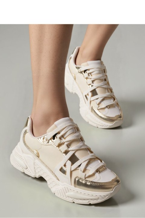 Damskie Sneakersy CELESTE ? Beige - Inello Inello Damskie Sneakersy CELESTE ? Beige - Inello Inello