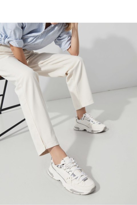 Damskie Sneakersy CELESTE ? White - Inello Inello Damskie Sneakersy CELESTE ? White - Inello Inello