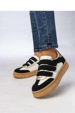 Damskie Sneakersy ? Czarne AURORA BLACK - Inello Inello