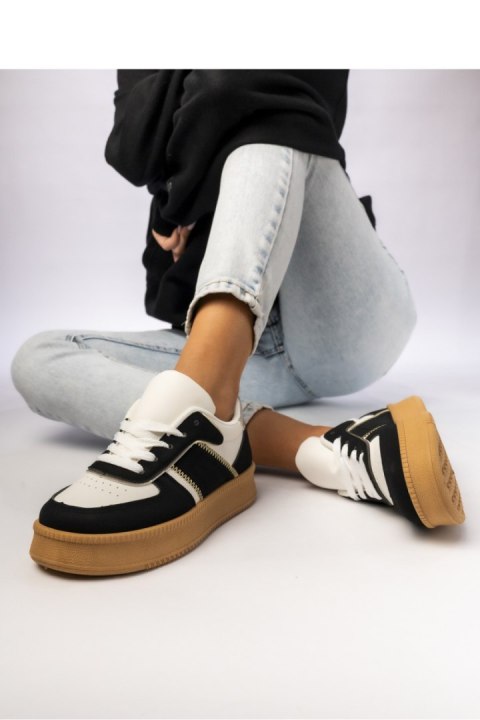 Damskie Sneakersy DULXO BLACK - Inello Inello Damskie Sneakersy DULXO BLACK - Inello Inello