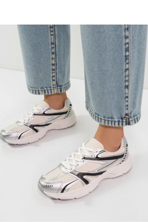 Damskie Sneakersy DYNAMIC ? Silver - Inello Inello Damskie Sneakersy DYNAMIC ? Silver - Inello Inello