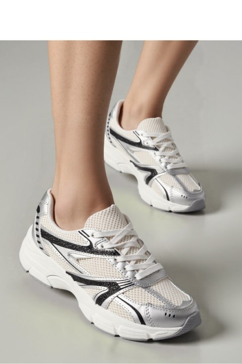Damskie Sneakersy DYNAMIC ? Silver - Inello Inello Damskie Sneakersy DYNAMIC ? Silver - Inello Inello