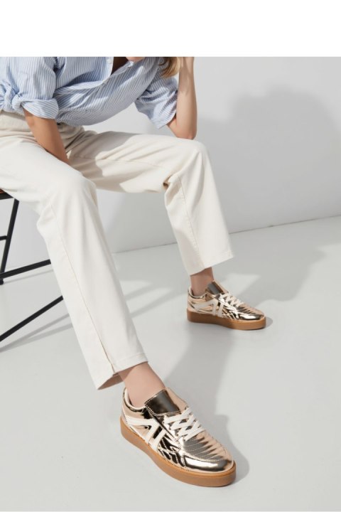 Damskie Sneakersy XERON ? GOLD - Inello Inello Damskie Sneakersy XERON ? GOLD - Inello Inello