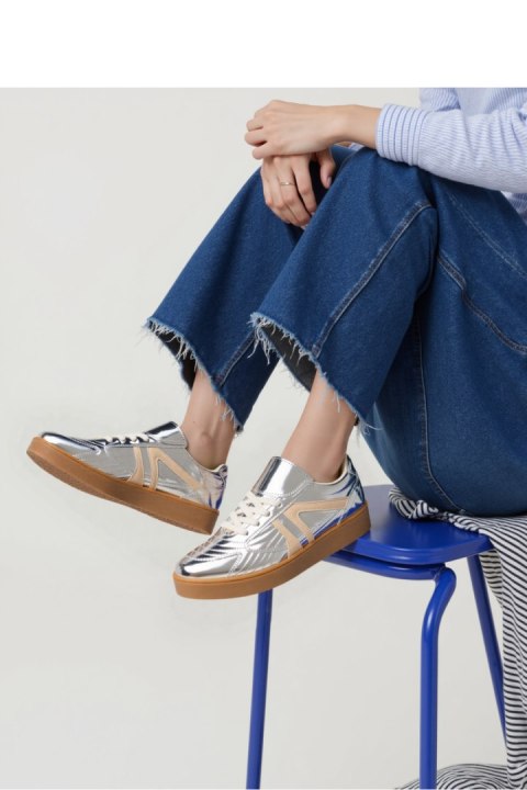 Damskie Sneakersy XERON ? SILVER - Inello Inello Damskie Sneakersy XERON ? SILVER - Inello Inello