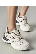 Damskie Sneakersy JAYDEN BEIGE - Inello Inello Damskie Sneakersy JAYDEN BEIGE - Inello Inello