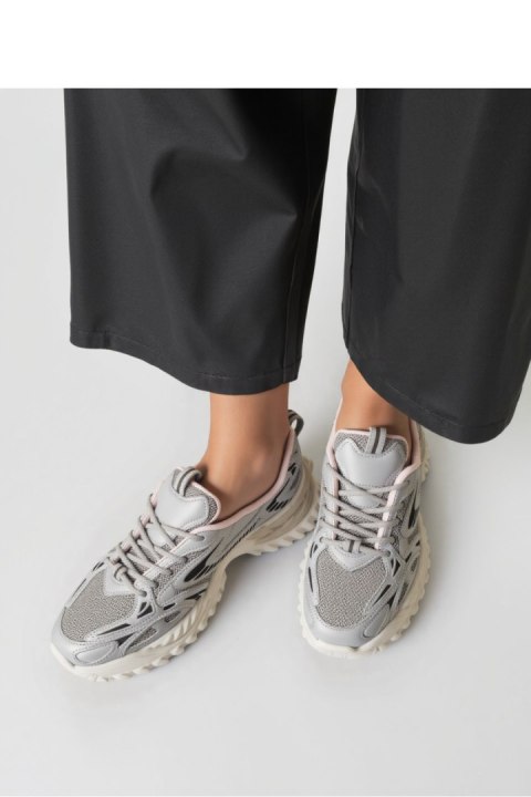 Damskie Sneakersy JAYDEN SILVER - Inello Inello Damskie Sneakersy JAYDEN SILVER - Inello Inello