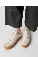 Damskie Sneakersy LUMI Beige/Lt.Gold - Inello Inello Damskie Sneakersy LUMI Beige/Lt.Gold - Inello Inello