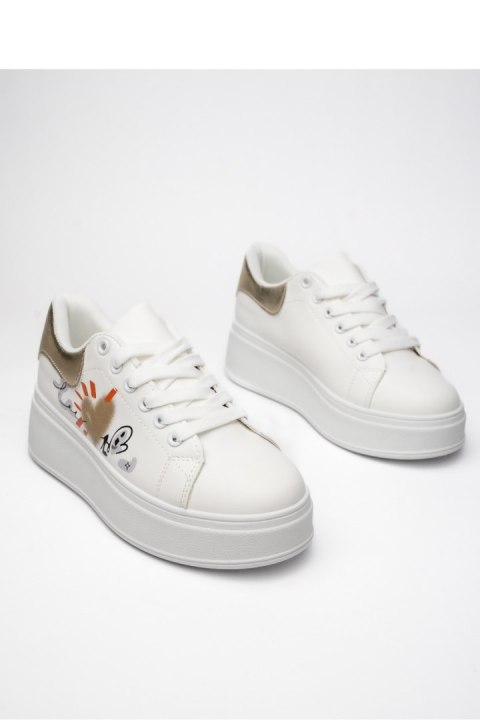 Damskie Sneakersy LUMIX GOLD - Inello Inello Damskie Sneakersy LUMIX GOLD - Inello Inello