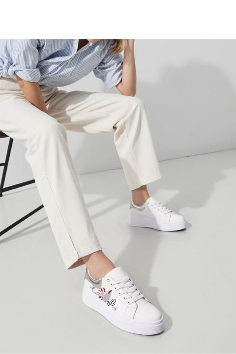 Damskie Sneakersy LUMIX - SILVER - Inello Inello Damskie Sneakersy LUMIX - SILVER - Inello Inello