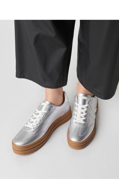 Damskie Sneakersy LUMI Silver - Inello Inello Damskie Sneakersy LUMI Silver - Inello Inello