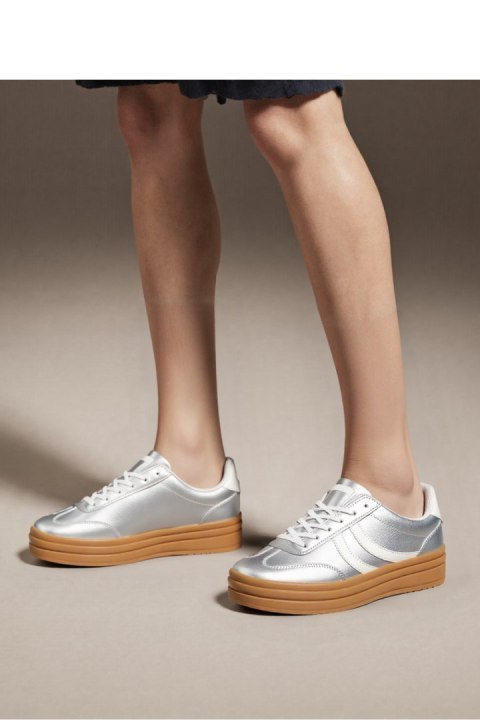 Damskie Sneakersy LUMI Silver - Inello Inello Damskie Sneakersy LUMI Silver - Inello Inello