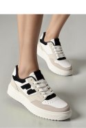 Damskie Sneakersy NORVIN ? White/Black - Inello Inello Damskie Sneakersy NORVIN ? White/Black - Inello Inello