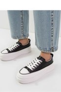 Damskie Sneakersy PLATFORMIA ? Black White - Inello Inello Damskie Sneakersy PLATFORMIA ? Black White - Inello Inello