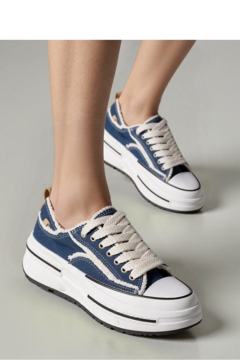 Damskie Sneakersy ROGUE ? Denim Blue - Inello Inello Damskie Sneakersy ROGUE ? Denim Blue - Inello Inello