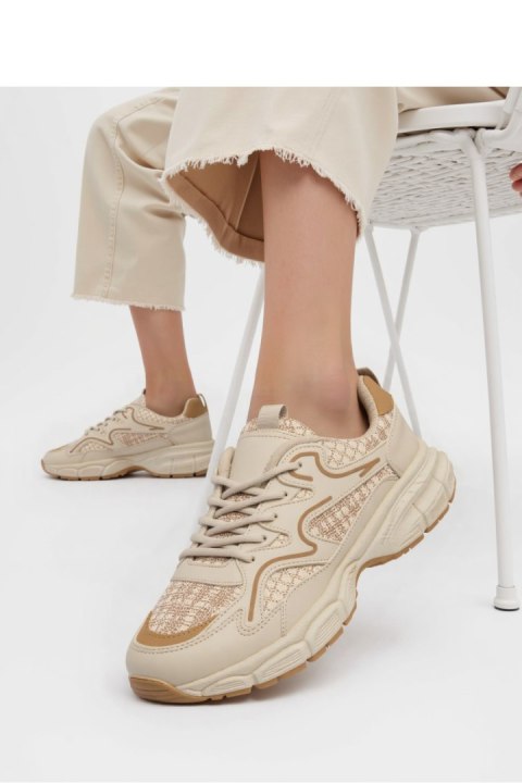 Damskie Sneakersy STELLAR ? Beige - Inello Inello Damskie Sneakersy STELLAR ? Beige - Inello Inello