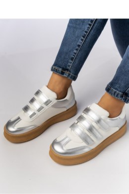 Damskie Sneakersy ? Srebrne AURORA SILVER - Inello Inello
