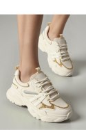 Damskie Sneakersy VEGA ? Beige - Inello Inello Damskie Sneakersy VEGA ? Beige - Inello Inello