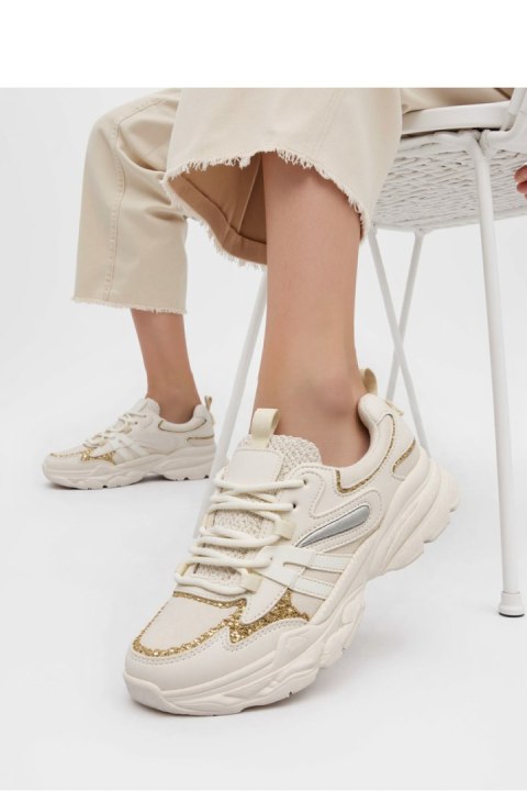Damskie Sneakersy VEGA ? Beige - Inello Inello Damskie Sneakersy VEGA ? Beige - Inello Inello