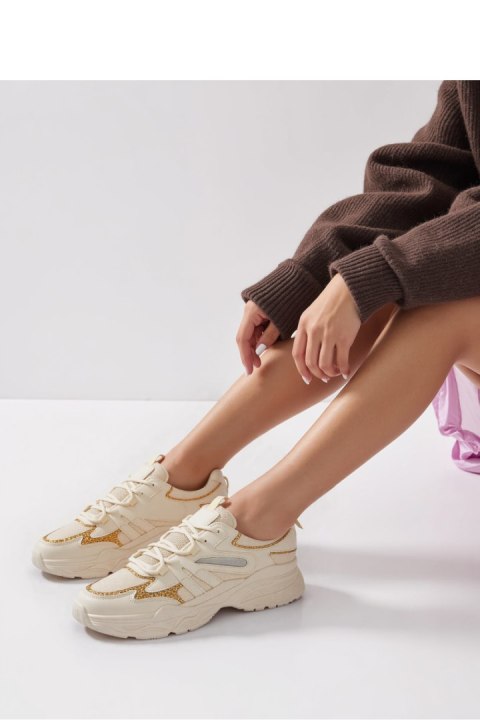 Damskie Sneakersy VEGA ? Beige - Inello Inello Damskie Sneakersy VEGA ? Beige - Inello Inello