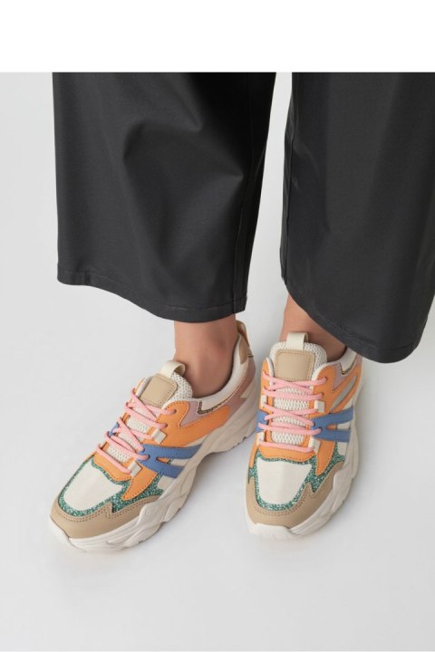 Damskie Sneakersy VEGA ? Orange - Inello Inello Damskie Sneakersy VEGA ? Orange - Inello Inello