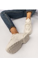 Damskie Sneakersy VELARA BEIGE - Inello Inello Damskie Sneakersy VELARA BEIGE - Inello Inello