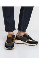 Damskie Sneakersy VELORE ? Black Gold - Inello Inello Damskie Sneakersy VELORE ? Black Gold - Inello Inello