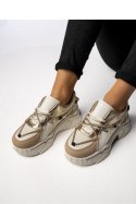 Damskie Sneakersy VEYRA BEIGE - Inello Inello