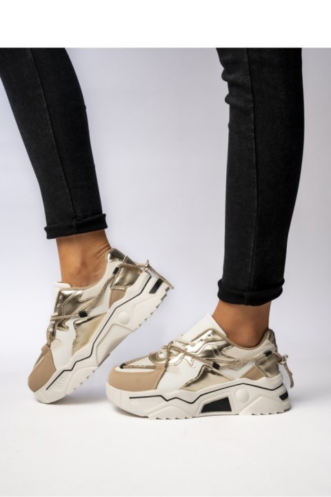 Damskie Sneakersy VEYRA BEIGE - Inello Inello Damskie Sneakersy VEYRA BEIGE - Inello Inello
