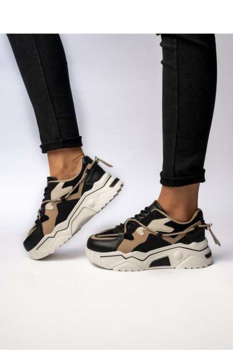 Damskie Sneakersy VEYRA BLACK - Inello Inello Damskie Sneakersy VEYRA BLACK - Inello Inello