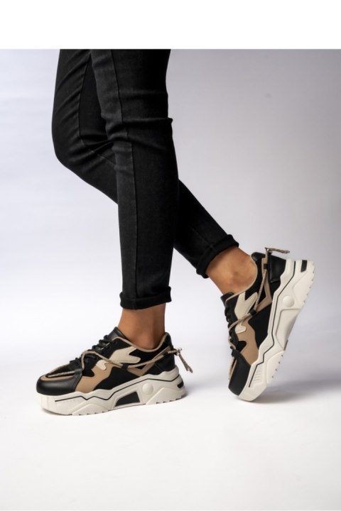Damskie Sneakersy VEYRA BLACK - Inello Inello Damskie Sneakersy VEYRA BLACK - Inello Inello