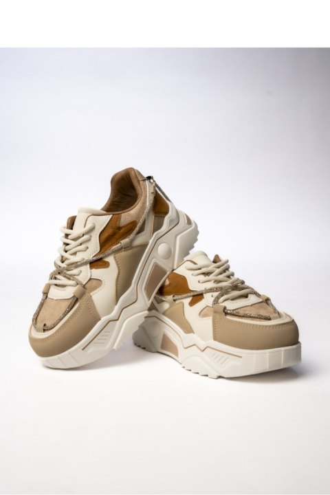 Damskie Sneakersy VEYRA KHAKI - Inello Inello Damskie Sneakersy VEYRA KHAKI - Inello Inello