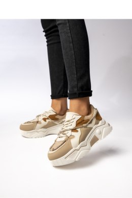 Damskie Sneakersy VEYRA KHAKI - Inello Inello