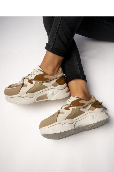 Damskie Sneakersy VEYRA KHAKI - Inello Inello Damskie Sneakersy VEYRA KHAKI - Inello Inello