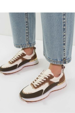 Damskie Sneakersy WHITE ARMY GREEN - Inello Inello