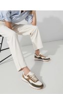 Damskie Sneakersy WHITE ARMY GREEN - Inello Inello Damskie Sneakersy WHITE ARMY GREEN - Inello Inello