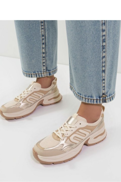 Damskie Sneakersy YNOVA BEIGE - Inello Inello Damskie Sneakersy YNOVA BEIGE - Inello Inello