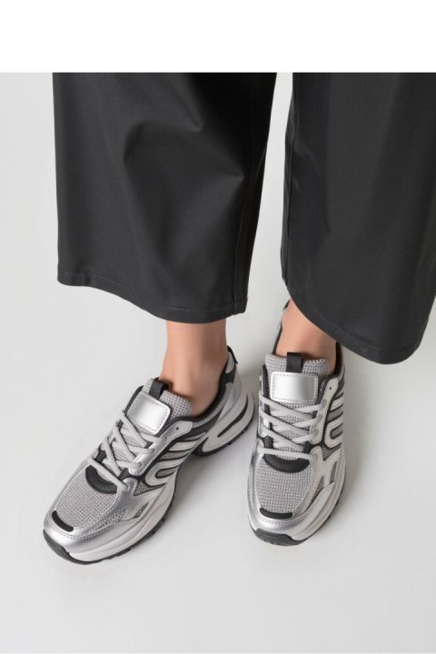 Damskie Sneakersy YNOVA SILVER - Inello Inello Damskie Sneakersy YNOVA SILVER - Inello Inello