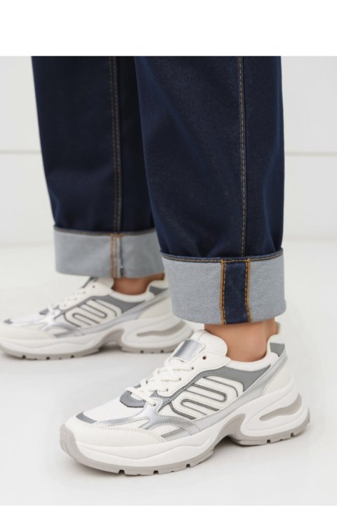 Damskie Sneakersy YNOVA WHITE - Inello Inello Damskie Sneakersy YNOVA WHITE - Inello Inello