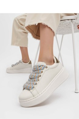 Damskie Sneakersy ZARAX ? Beige - Inello Inello
