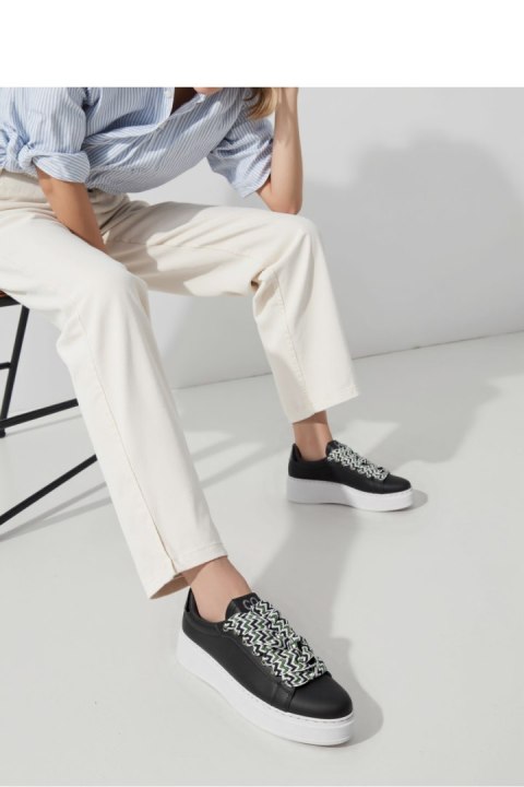 Damskie Sneakersy ZARAX - Black - Inello Inello Damskie Sneakersy ZARAX - Black - Inello Inello