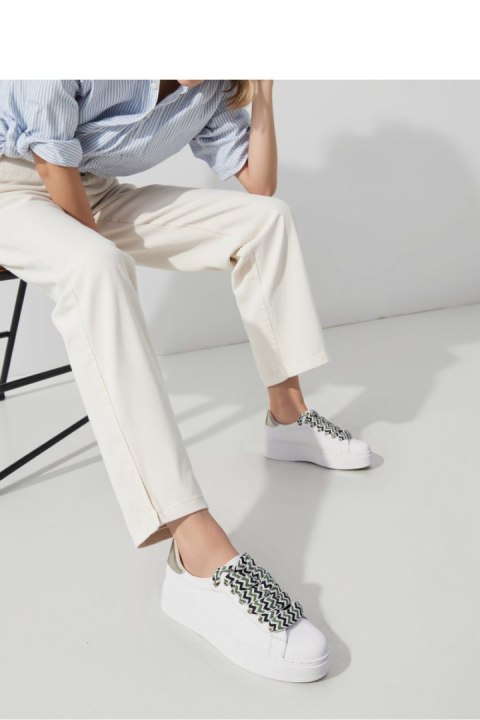 Damskie Sneakersy ZARAX ? White - Inello Inello Damskie Sneakersy ZARAX ? White - Inello Inello