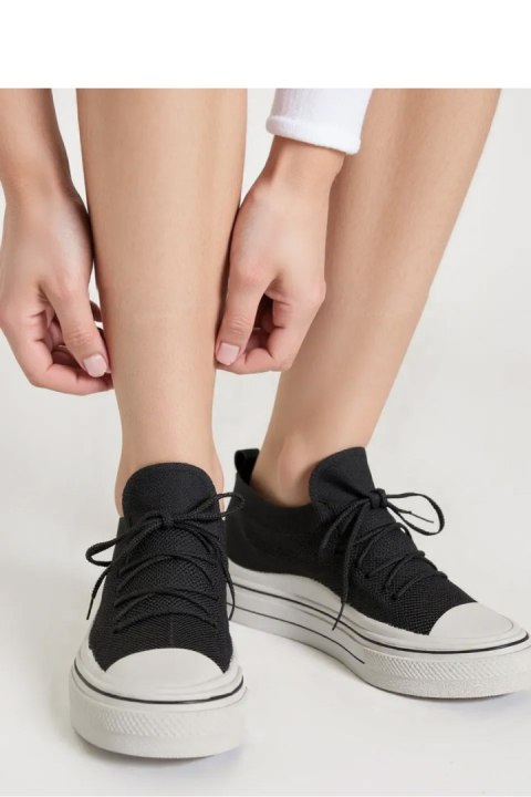 Damskie Sneakersy ZELMA BLACK - Inello Inello Damskie Sneakersy ZELMA BLACK - Inello Inello