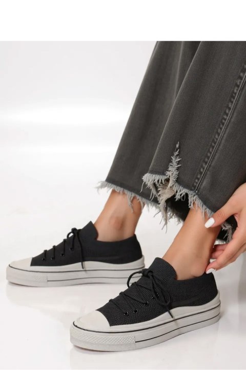 Damskie Sneakersy ZELMA BLACK - Inello Inello Damskie Sneakersy ZELMA BLACK - Inello Inello