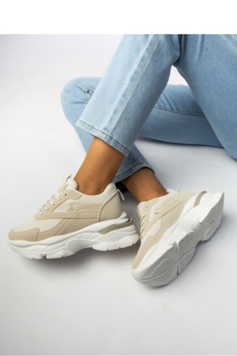 Damskie Sneakersy ZIRANA BEIGE - Inello Inello Damskie Sneakersy ZIRANA BEIGE - Inello Inello