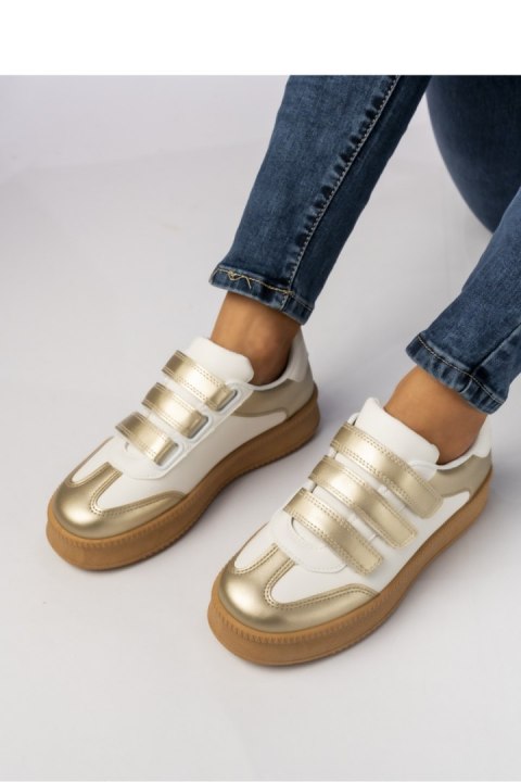 Damskie Sneakersy ? Złote AURORA GOLD - Inello Inello Damskie Sneakersy ? Złote AURORA GOLD - Inello Inello